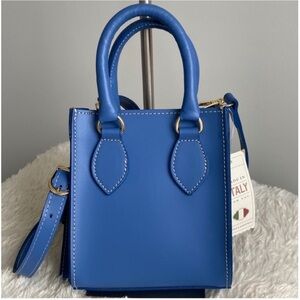 Anna Paola Italian Leather Crossbody Bag